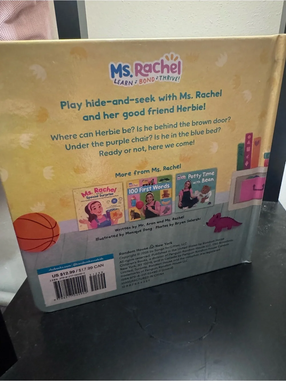 Ms.Rachel Hide-and-Seek with Herbie kid board book